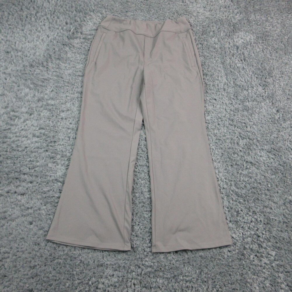 Halara Pants Womens L Gray Track Pants Pull-On Elastic Waist 28x27.5* NWT